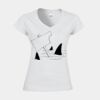 Softstyle™ women's v-neck t-shirt Thumbnail