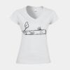 Softstyle™ women's v-neck t-shirt Thumbnail