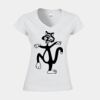 Softstyle™ women's v-neck t-shirt Thumbnail