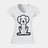 Softstyle™ women's v-neck t-shirt Thumbnail