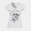 Softstyle™ women's v-neck t-shirt Thumbnail