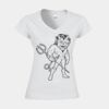 Softstyle™ women's v-neck t-shirt Thumbnail