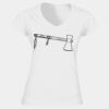 Softstyle™ women's v-neck t-shirt Thumbnail