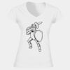 Softstyle™ women's v-neck t-shirt Thumbnail