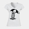 Softstyle™ women's v-neck t-shirt Thumbnail