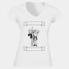 Softstyle™ women's v-neck t-shirt Thumbnail