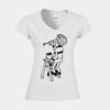 Softstyle™ women's v-neck t-shirt Thumbnail