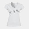 Softstyle™ women's v-neck t-shirt Thumbnail