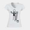 Softstyle™ women's v-neck t-shirt Thumbnail