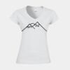 Softstyle™ women's v-neck t-shirt Thumbnail