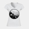 Softstyle™ women's v-neck t-shirt Thumbnail