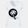 Softstyle™ women's v-neck t-shirt Thumbnail