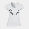 Softstyle™ women's v-neck t-shirt Thumbnail