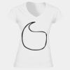 Softstyle™ women's v-neck t-shirt Thumbnail