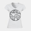 Softstyle™ women's v-neck t-shirt Thumbnail