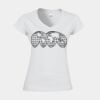 Softstyle™ women's v-neck t-shirt Thumbnail