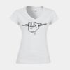 Softstyle™ women's v-neck t-shirt Thumbnail