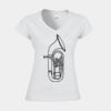 Softstyle™ women's v-neck t-shirt Thumbnail