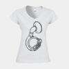 Softstyle™ women's v-neck t-shirt Thumbnail