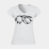 Softstyle™ women's v-neck t-shirt Thumbnail