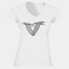 Softstyle™ women's v-neck t-shirt Thumbnail