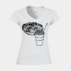 Softstyle™ women's v-neck t-shirt Thumbnail