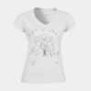 Softstyle™ women's v-neck t-shirt Thumbnail