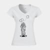 Softstyle™ women's v-neck t-shirt Thumbnail