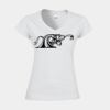 Softstyle™ women's v-neck t-shirt Thumbnail