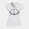 Softstyle™ women's v-neck t-shirt Thumbnail