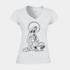 Softstyle™ women's v-neck t-shirt Thumbnail