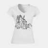 Softstyle™ women's v-neck t-shirt Thumbnail