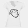 Softstyle™ women's v-neck t-shirt Thumbnail