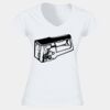 Softstyle™ women's v-neck t-shirt Thumbnail