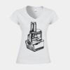 Softstyle™ women's v-neck t-shirt Thumbnail