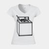 Softstyle™ women's v-neck t-shirt Thumbnail