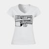 Softstyle™ women's v-neck t-shirt Thumbnail