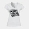 Softstyle™ women's v-neck t-shirt Thumbnail