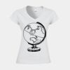 Softstyle™ women's v-neck t-shirt Thumbnail