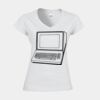 Softstyle™ women's v-neck t-shirt Thumbnail