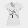 Softstyle™ women's v-neck t-shirt Thumbnail