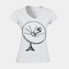 Softstyle™ women's v-neck t-shirt Thumbnail