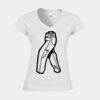 Softstyle™ women's v-neck t-shirt Thumbnail