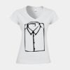 Softstyle™ women's v-neck t-shirt Thumbnail