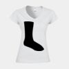 Softstyle™ women's v-neck t-shirt Thumbnail