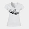 Softstyle™ women's v-neck t-shirt Thumbnail