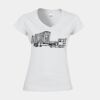 Softstyle™ women's v-neck t-shirt Thumbnail