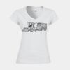 Softstyle™ women's v-neck t-shirt Thumbnail