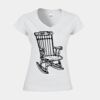 Softstyle™ women's v-neck t-shirt Thumbnail