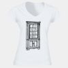 Softstyle™ women's v-neck t-shirt Thumbnail